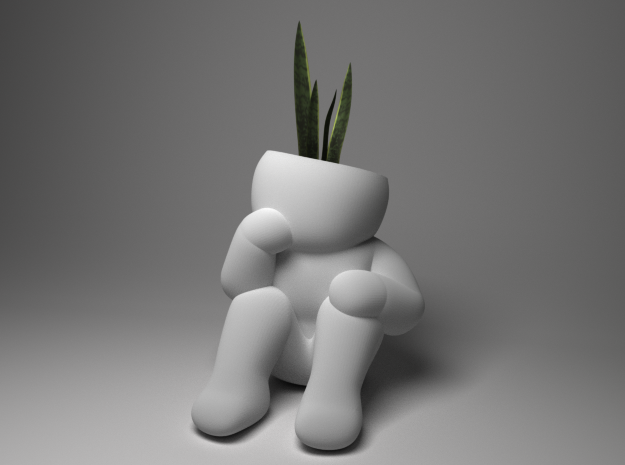 a 3D render of the Architect planter
