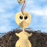 mother bird render